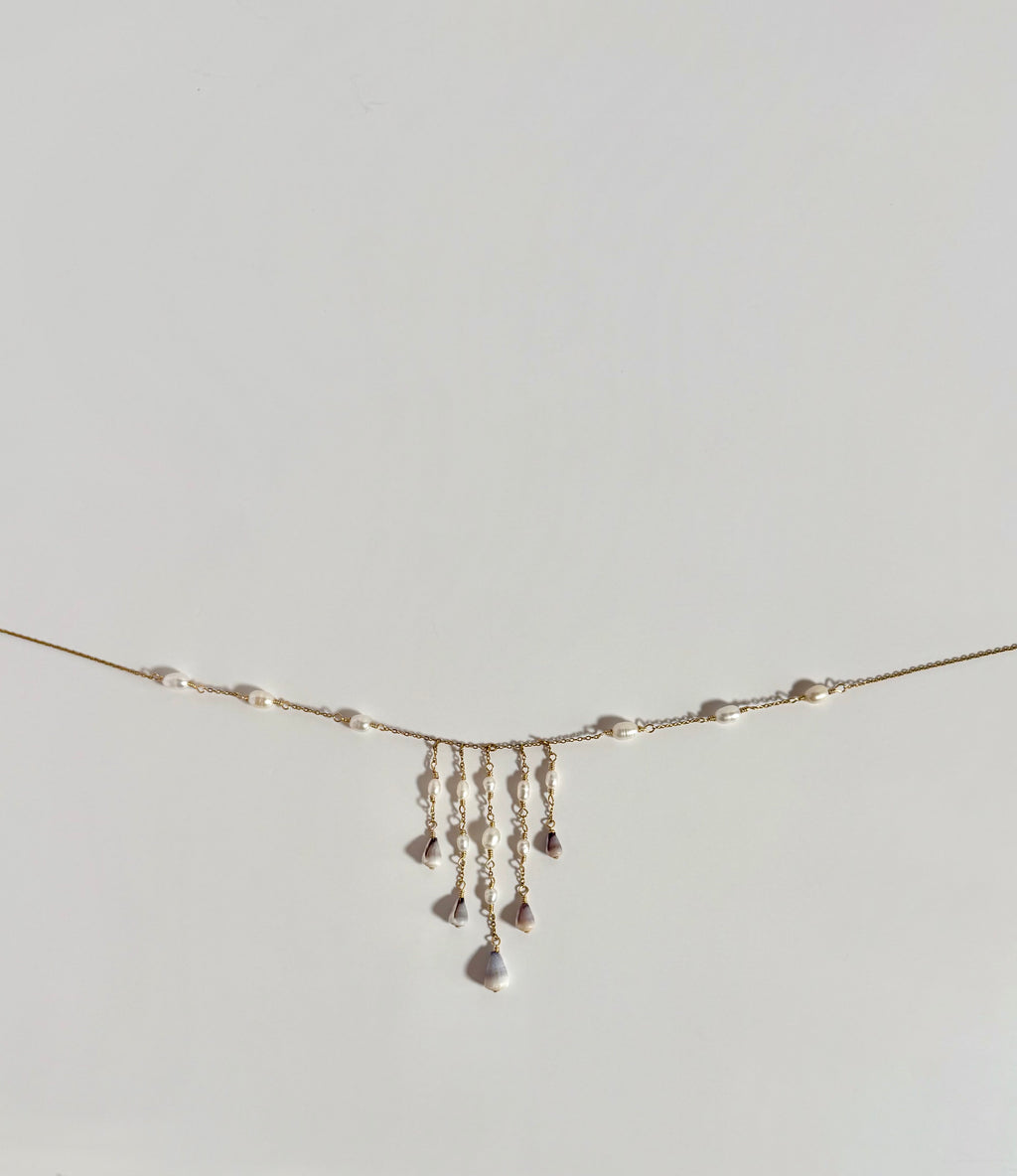 mini cone shell necklace