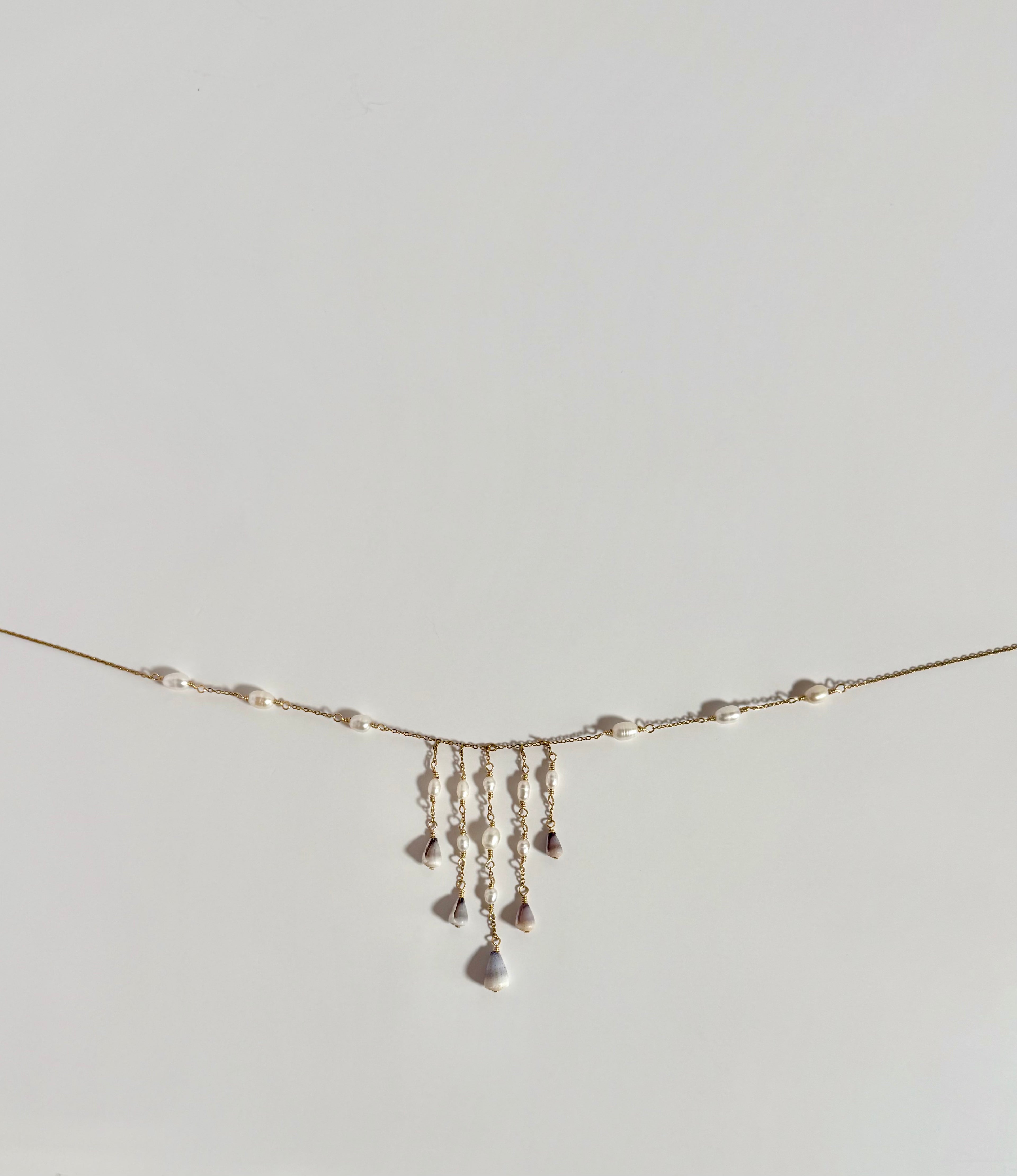 mini cone shell necklace